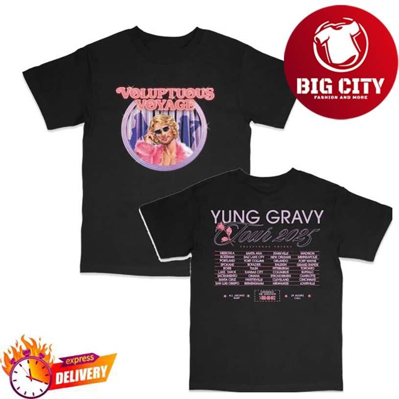 Yung Gravy Voluptuous Tour Two Sided Shirt