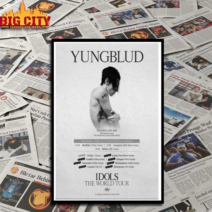 Yungblud And Ireland Tour 2026 Poster shirt
