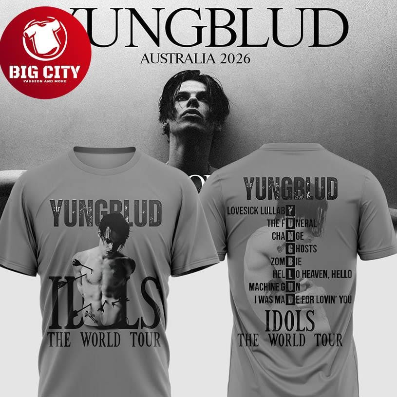 Yungblud Australia 2026 The Idols World Tour 2025 Two Sided Shirt