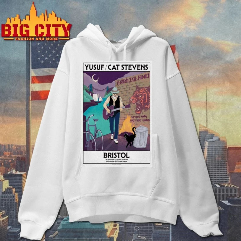 Yusuf Cat Stevens 2025 Bristol Poster shirt