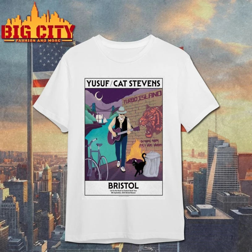 Yusuf Cat Stevens 2025 Bristol Poster shirt