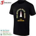 Zac Brown 2025 American Music Awards trophy black and gold typography shirt