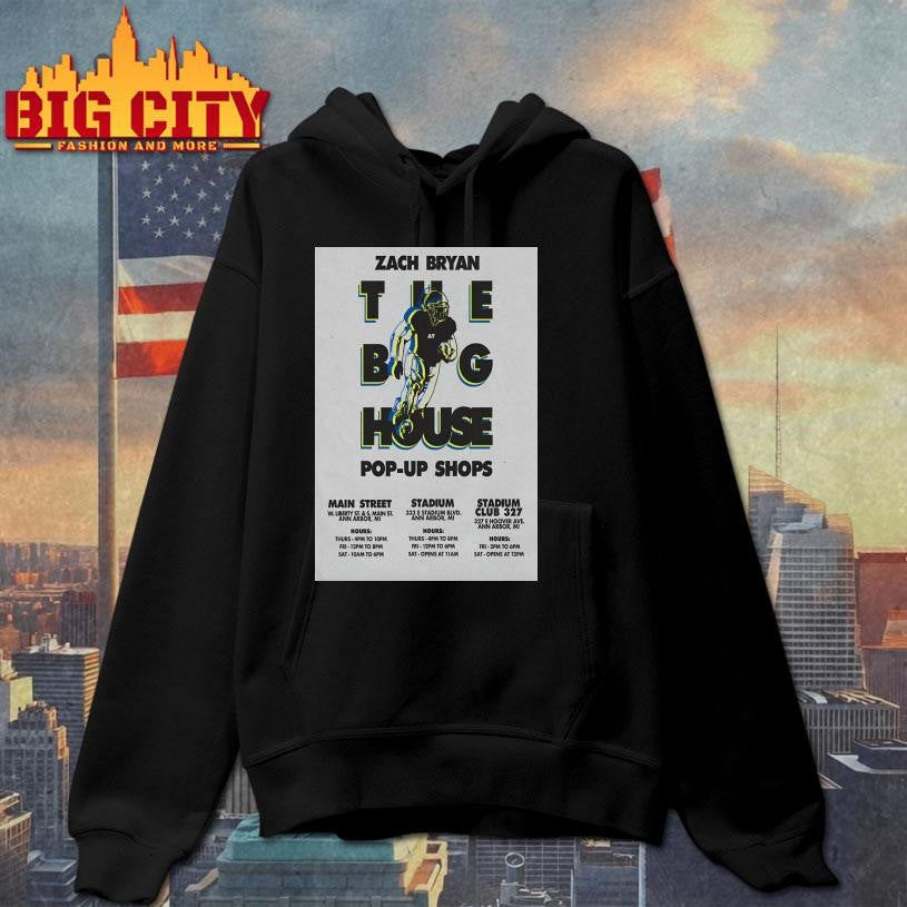 Zach Bryan Ann Arbor Michigan 2025 Shows Poster Shirt