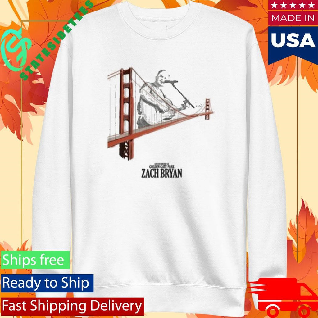 Zach Bryan Golden Gate Park Bridge Shirt