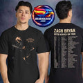 Zach Bryan Merch With Heaven On Tour 2026 Photo Guitar Tour Dates Two Sided Shirt