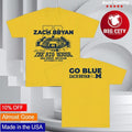 Zach Bryan Zb Go Blue Two Sided Shirt
