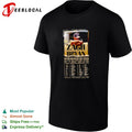 Zach Bryan with Heaven on Tour 2026 concert tour dates list poster shirt