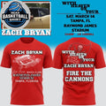Zach Bryan x Tampa Bay Buccaneers 2026 Red Logo Two Sided Shirt
