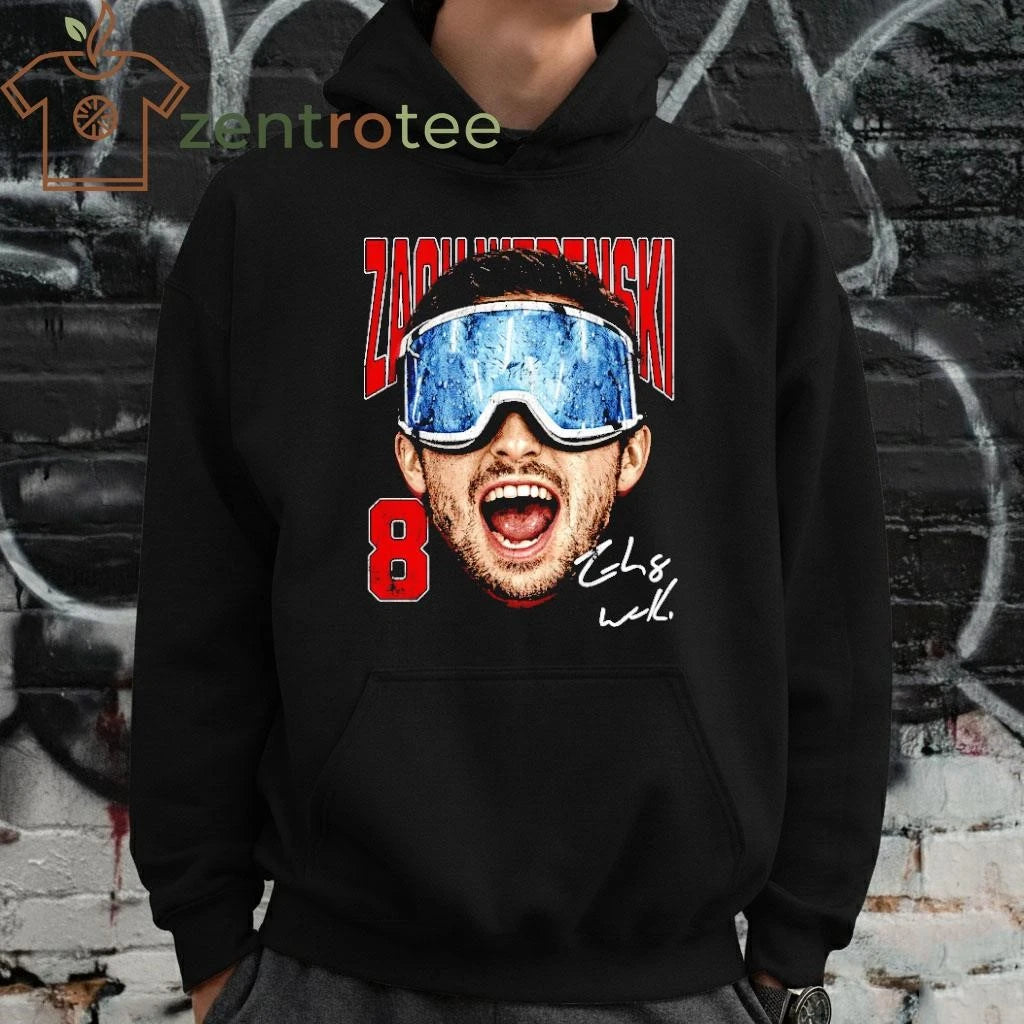 Zach Werenski Columbus Goggles 8 head signature tee