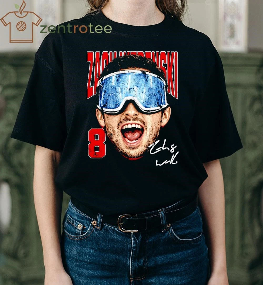 Zach Werenski Columbus Goggles 8 head signature tee