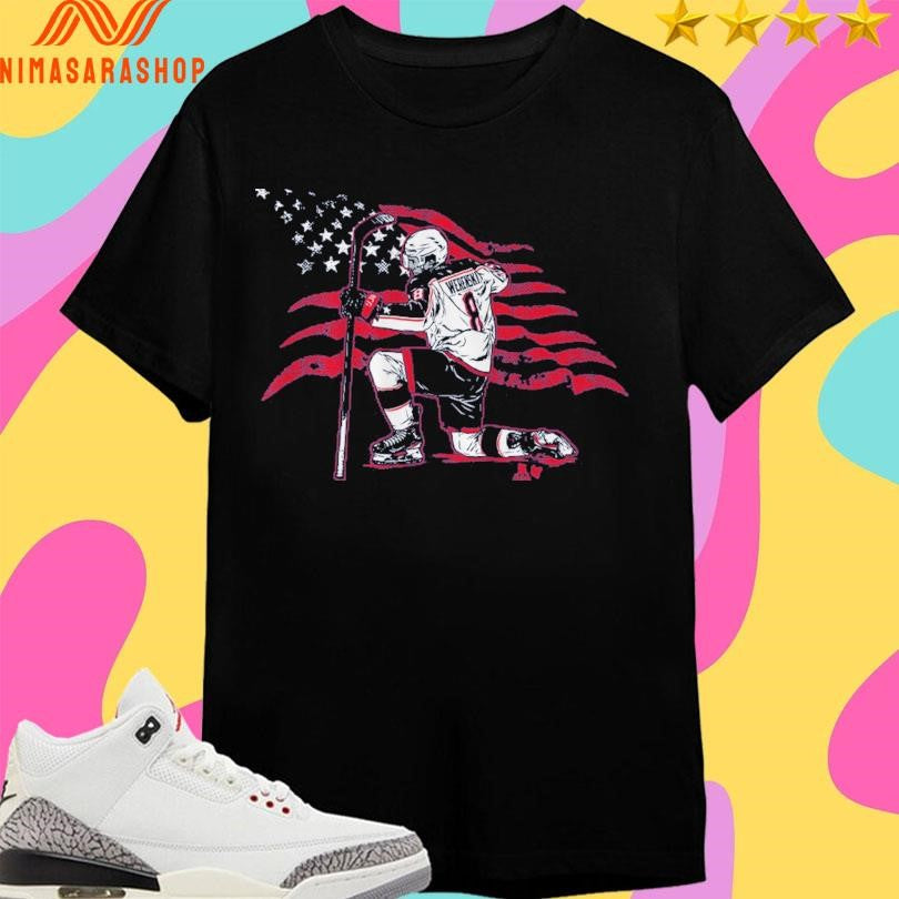 Zach Werenski Stars And Stripes Superstar Pose America Flag Shirts