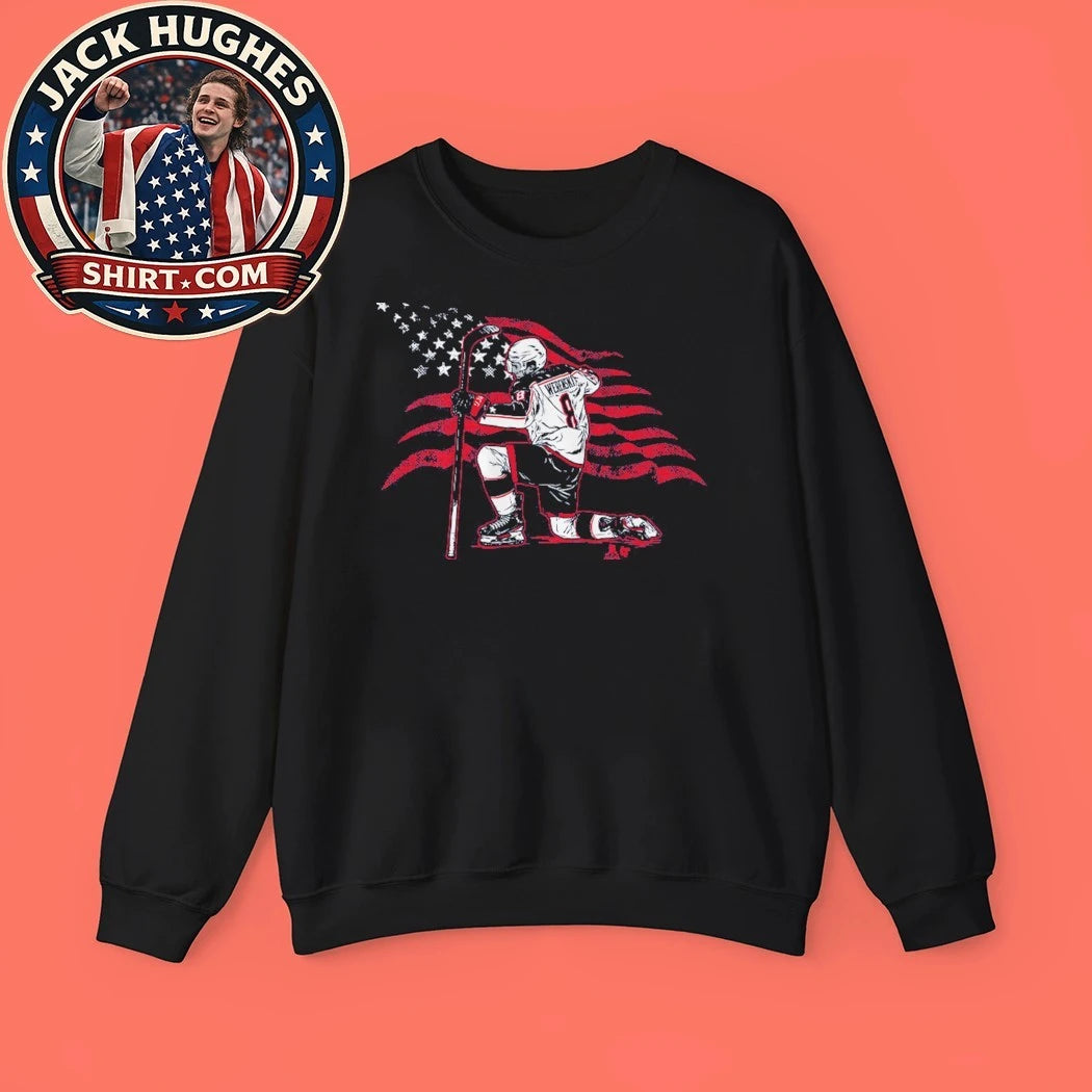 Zach Werenski Stars &amp; Stripes Superstar Pose American Flag Shirt
