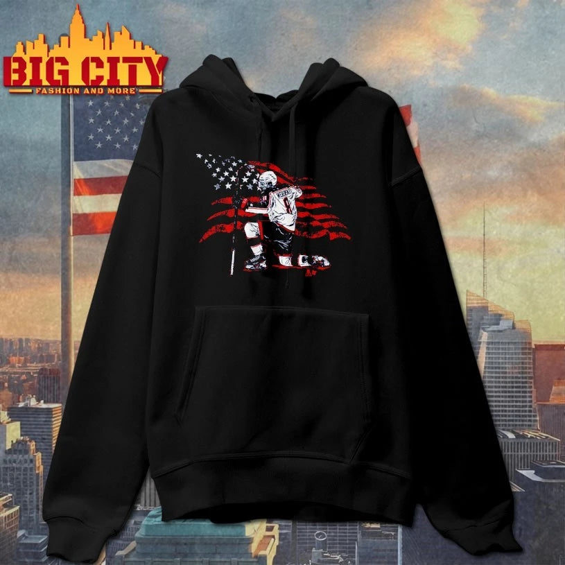 Zach Werenski Stars &amp; Stripes Superstar Pose T-shirt