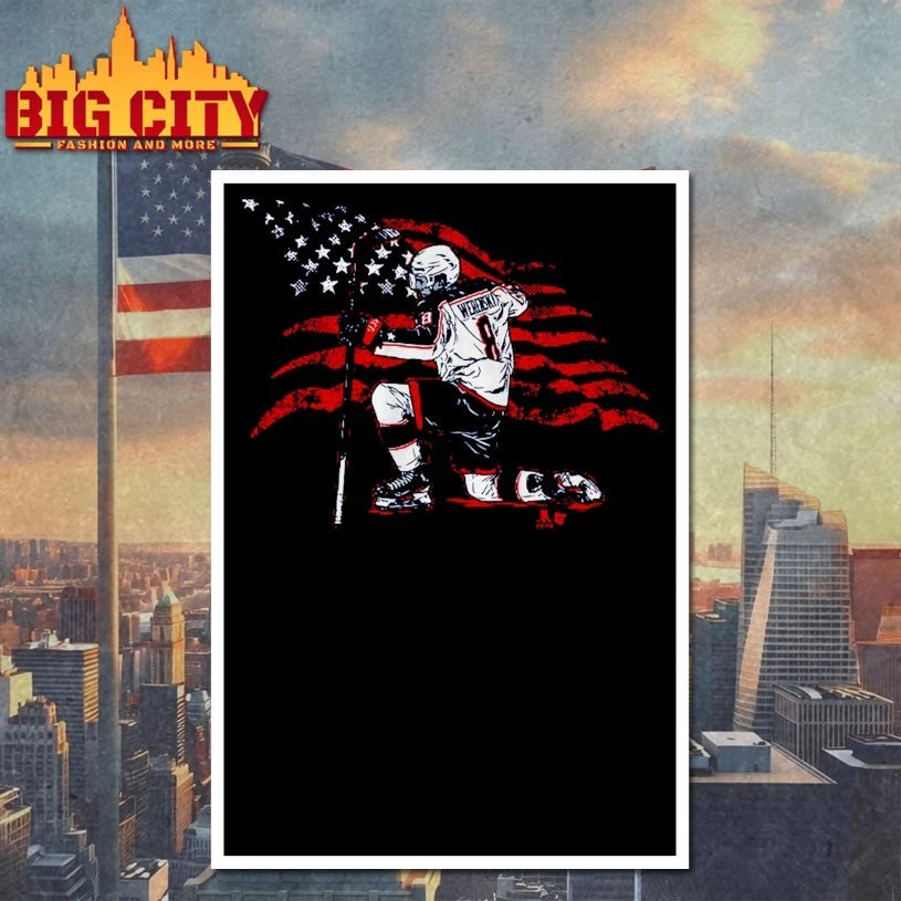 Zach Werenski Stars &amp; Stripes Superstar Pose T-shirt