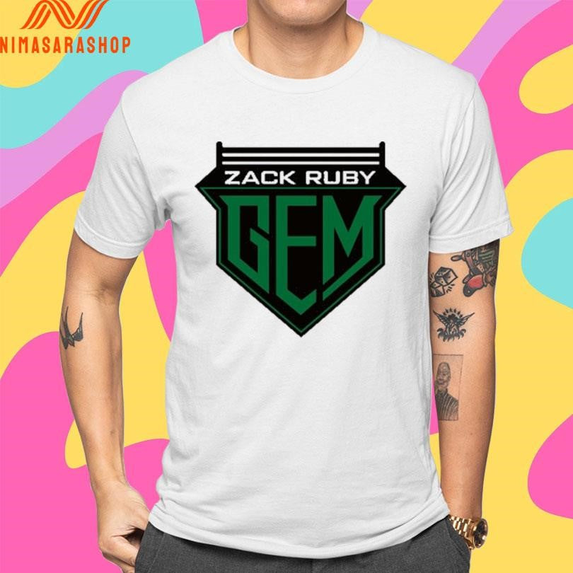 Zack Ruby Pro Wrestling Gem Shirts