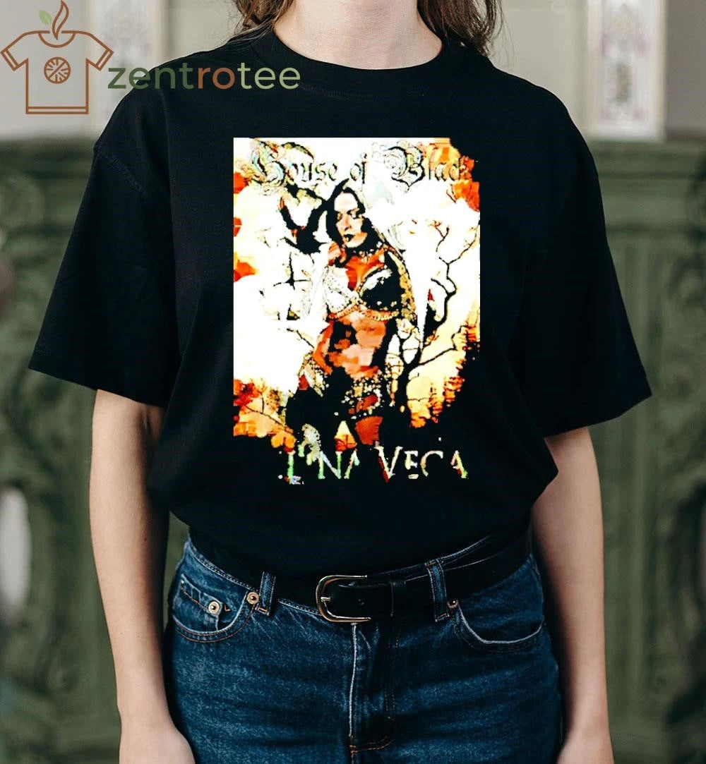 Zelina Vega House Of Black paint shirt