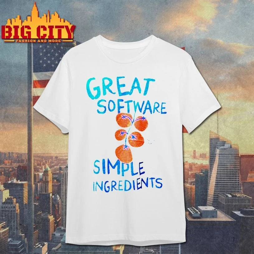 Zeno Rocha Great Software Resend Studios Simple Ingredients shirt