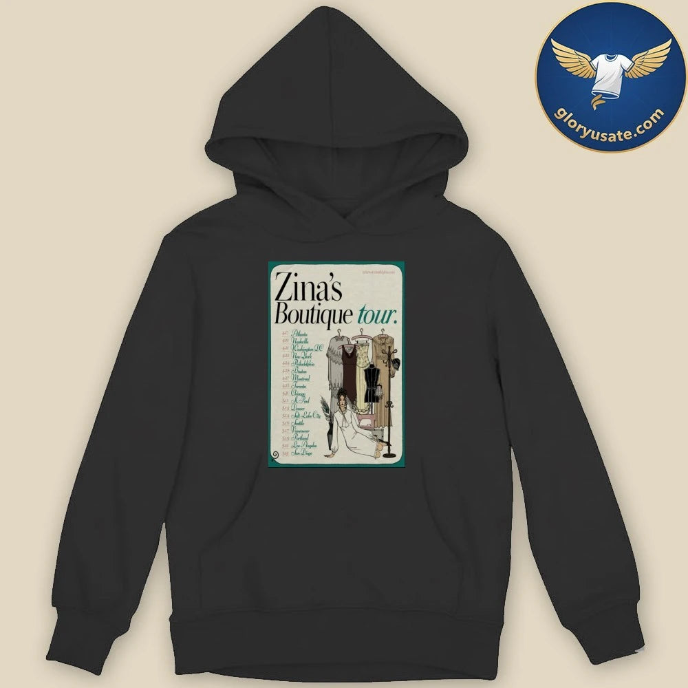 Zina Delphia Boutique Tour 2026 Poster Shirt