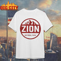 Zion National Park Utah Mountain Logo Shirt