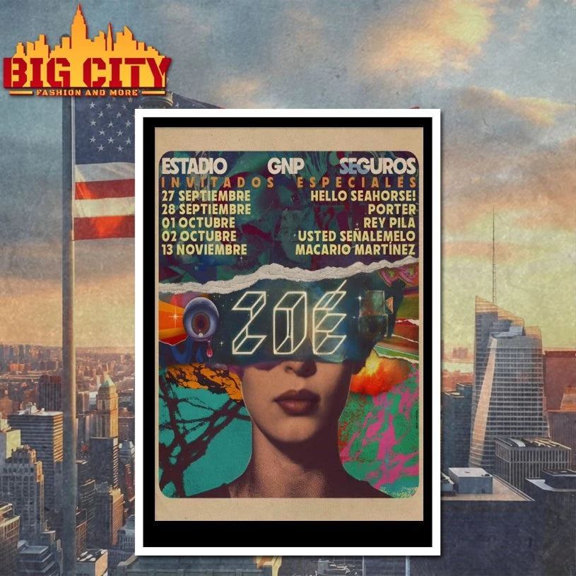 Zoe Estadio GNP Seguros 2025 Poster shirt
