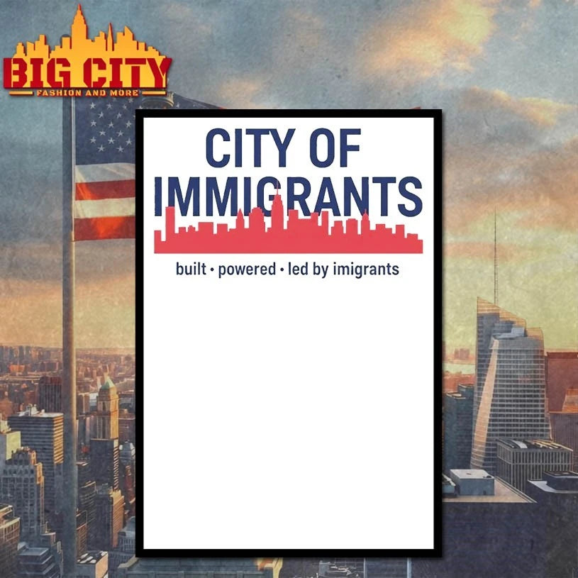 Zohran City of Immigrants Buil Powered led by imigrants shirt