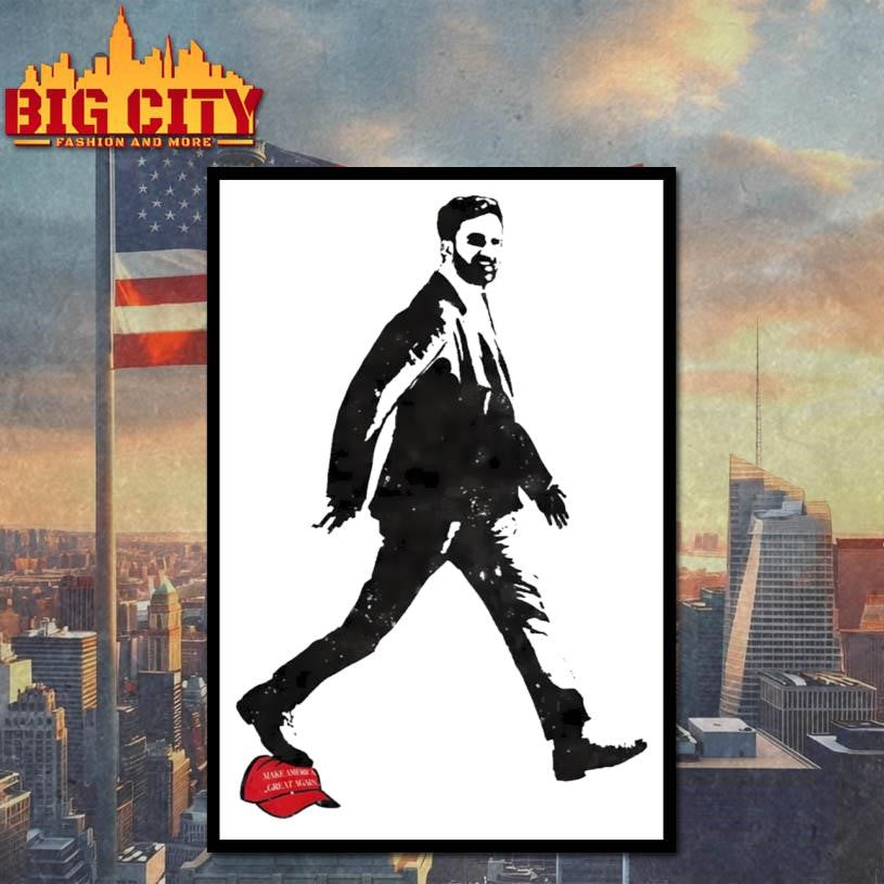 Zohran Mamdani Stepping On Red Hat Shirt
