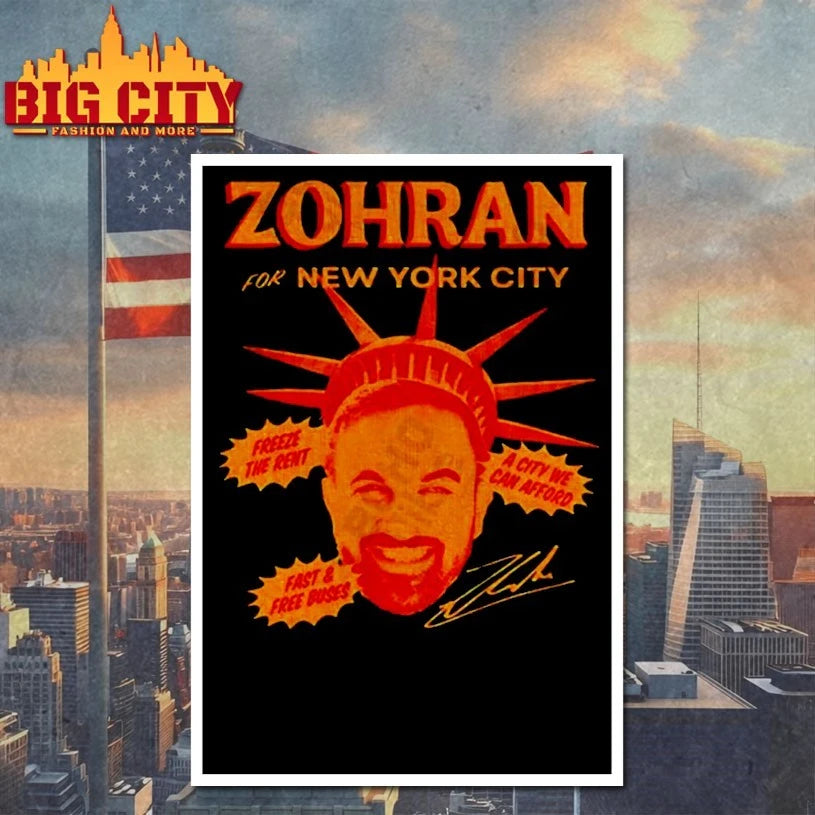 Zohran for New York City freeze the rent a city we can afford signature shirt