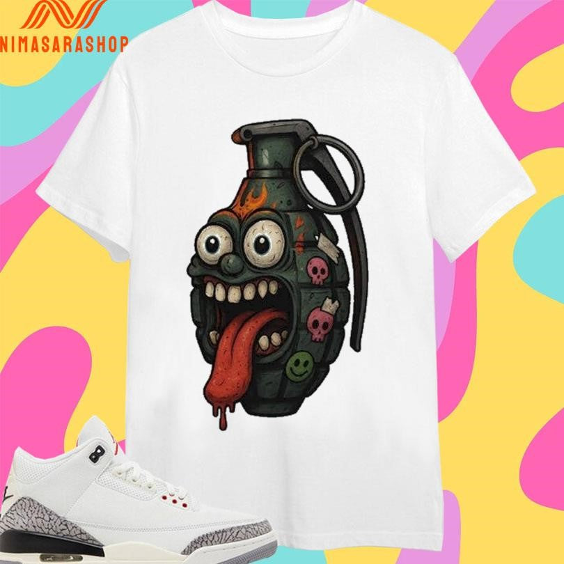 Zombie Grenade Halloween Shirts
