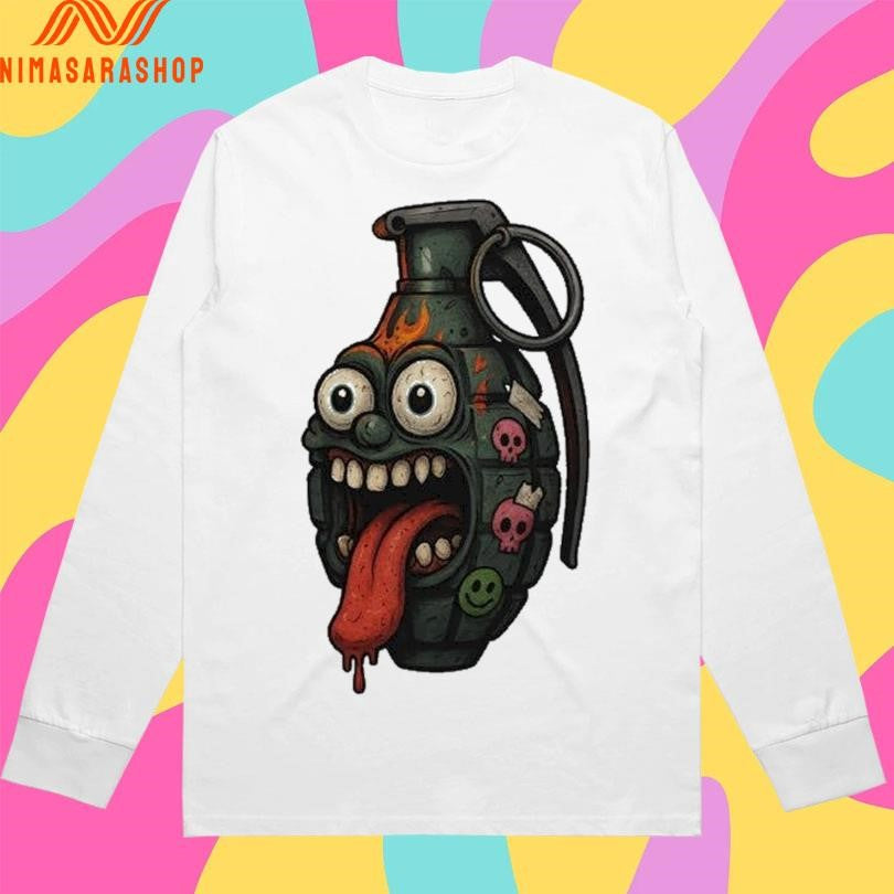Zombie Grenade Halloween Shirts