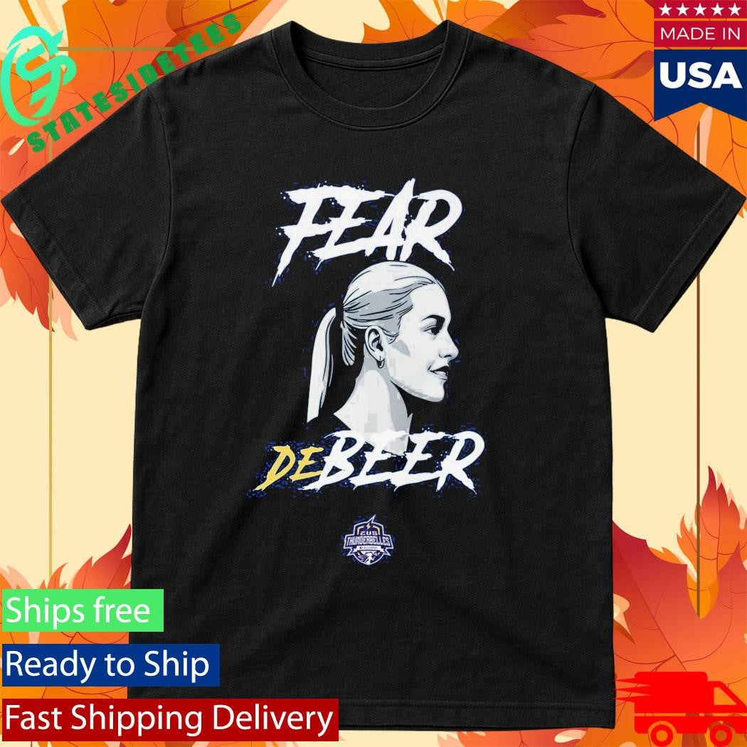 Zus Coffee Thunderbelles Anna Fear DeBeer Shirt