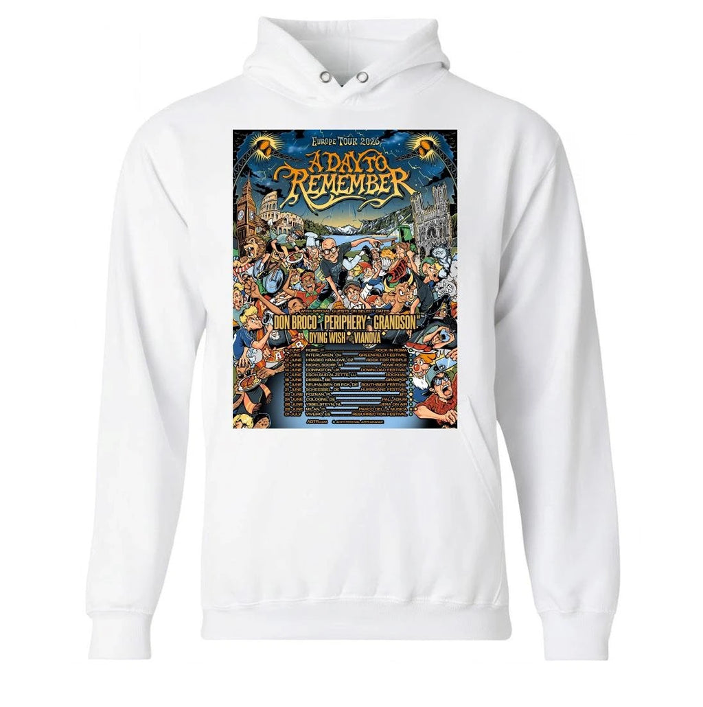 A Day To Remember Europe Tour 2026 Headline Shows Between Festivals Schedule Shirt