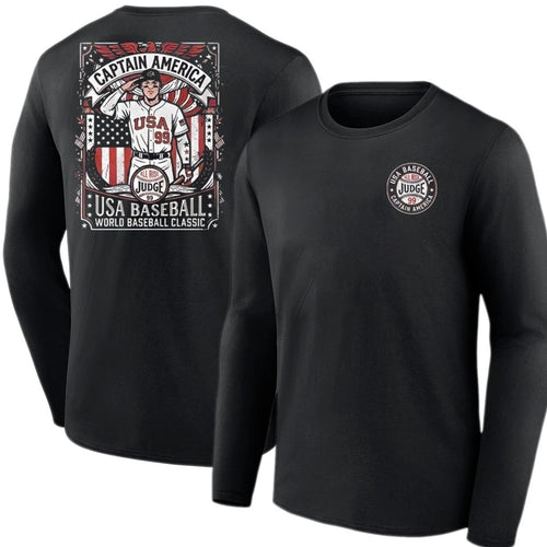 Aaron Judge Captain America Usa Baseball World Baseball T-Shirt