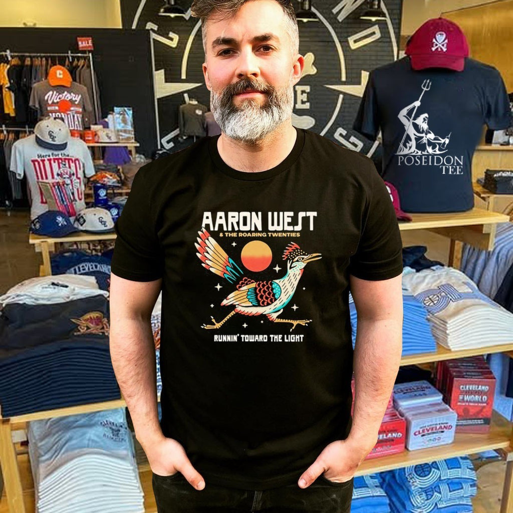 Aaron West & The Roaring Twenties Runnin’ Toward The Light T-shirt