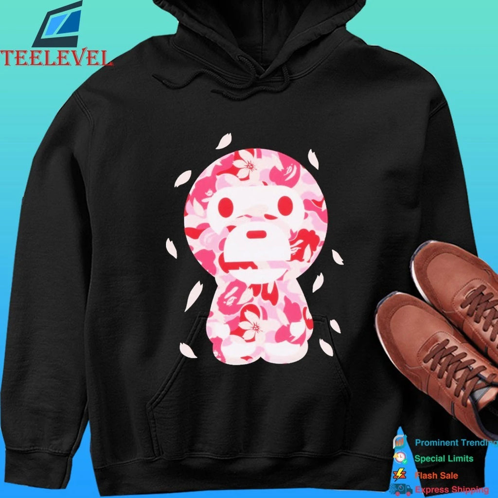 Abc Sakura Camo Baby Milo Cropped Shirt
