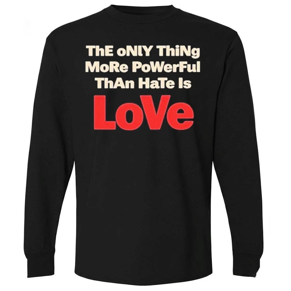 Abolish Ice The Only Thing More Powerful Than Hate Is Love Bad Bunny Shirt