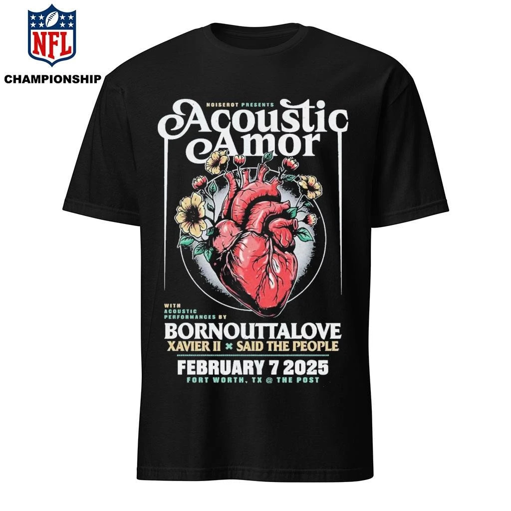 Acoustic Amor Fort Worth TX Feb 7 2026 Poster Shirt