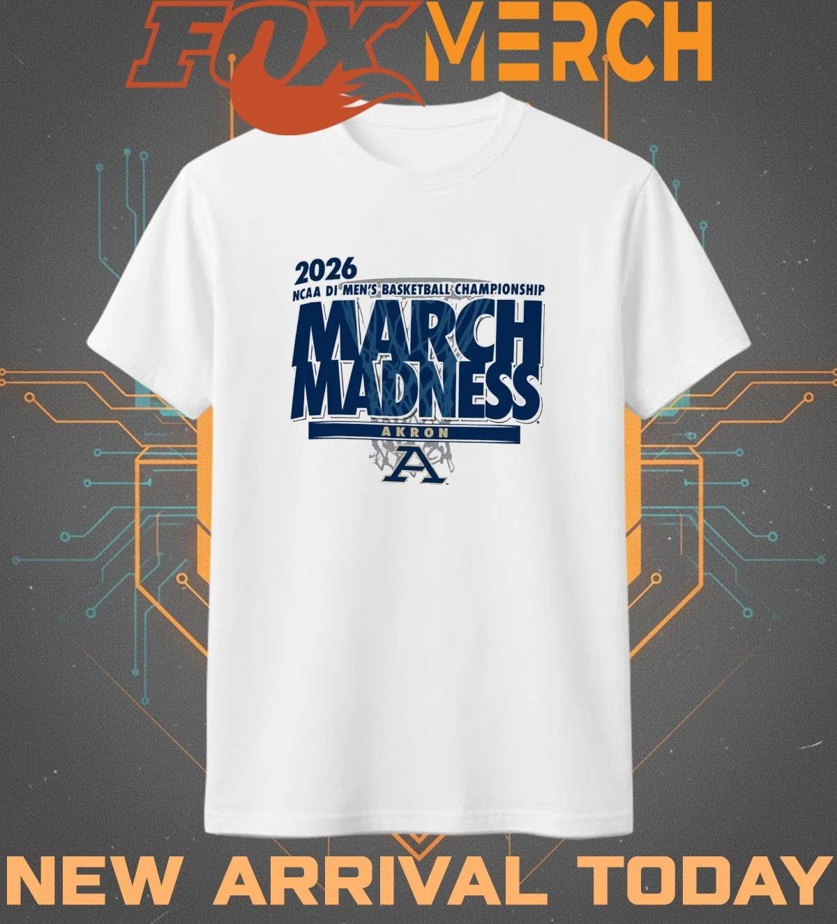 Akron Zips 2026 NCAA DI Men’s Basketball Championship March Madness t-shirt
