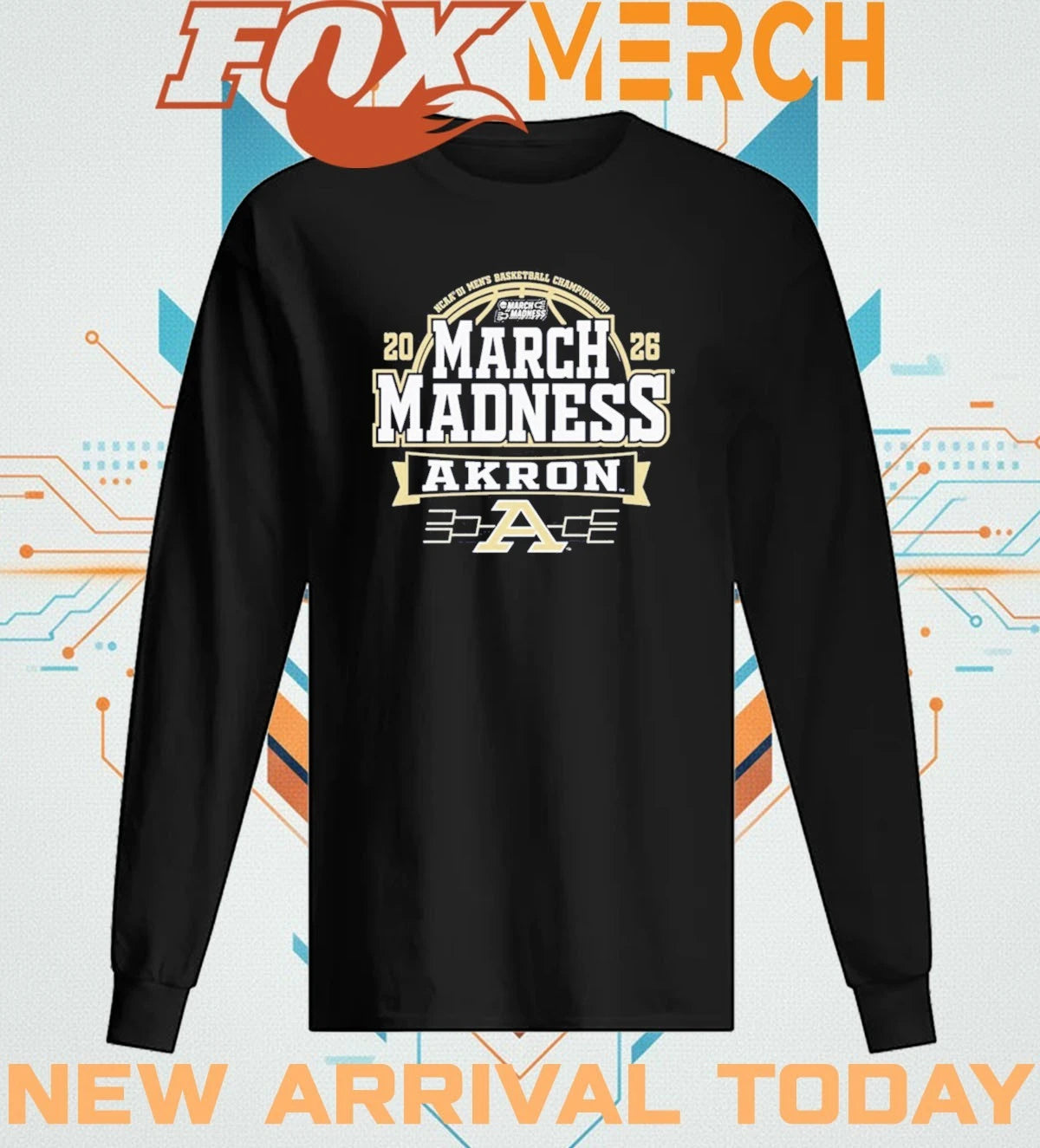 Akron Zips 2026 NCAA Men’s Basketball March Madness Bound t-shirt