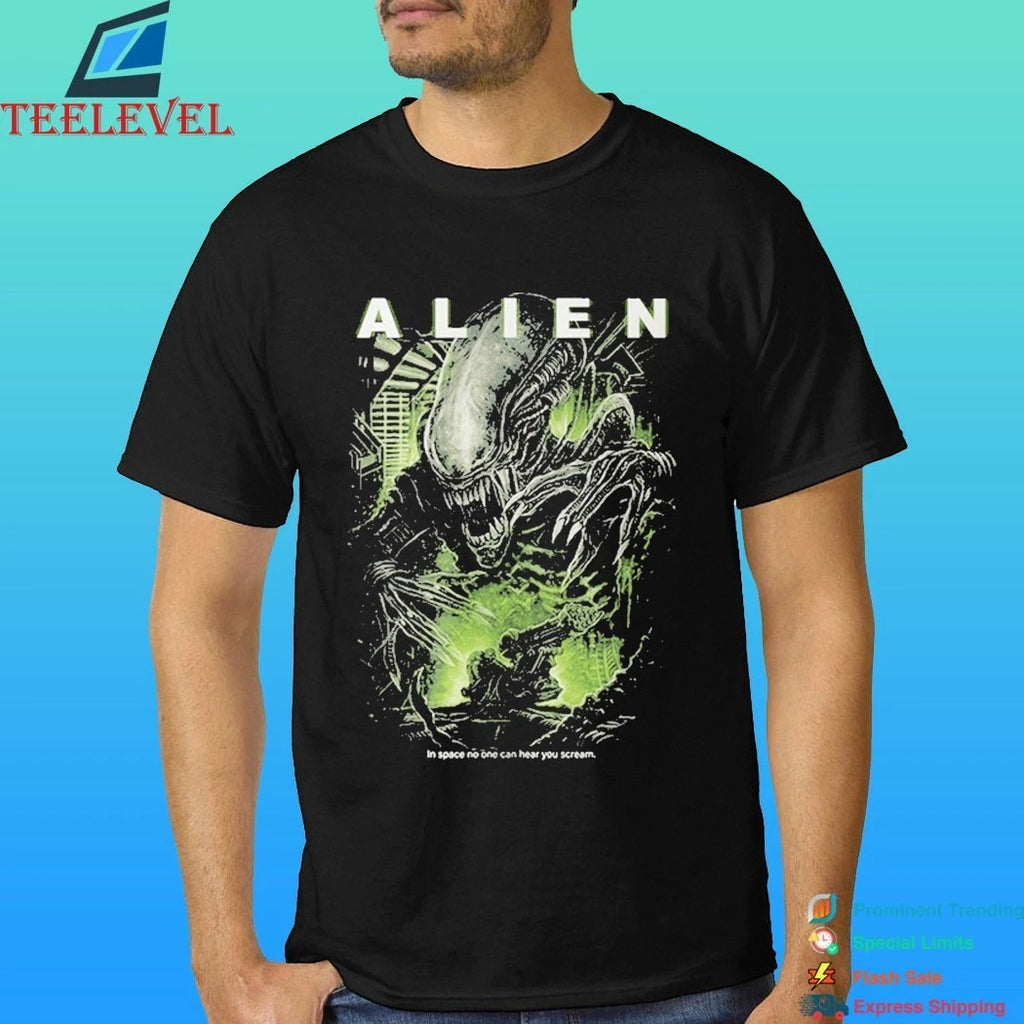 Alien In Space No One Can Hear You Scream Shirt