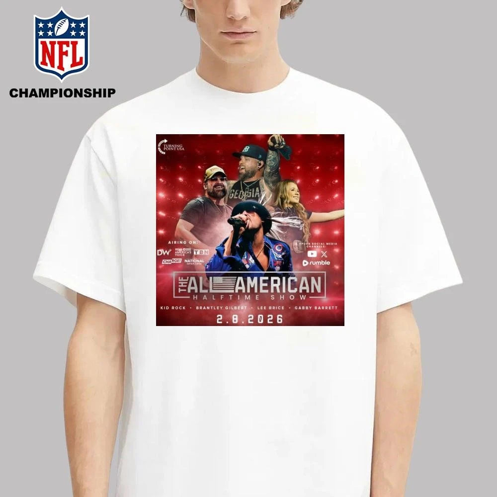 All American Halftime Show 2026 Lineup Shirt