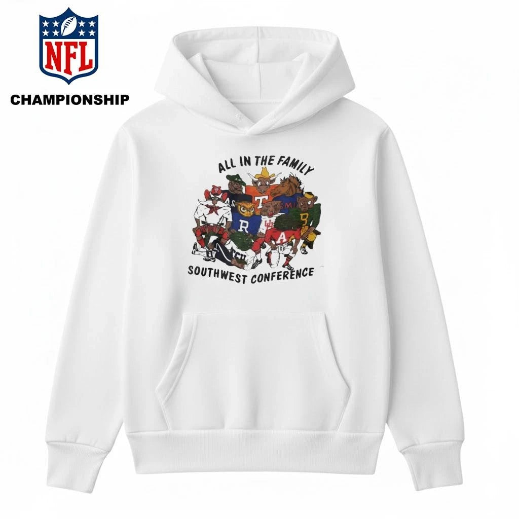 All In The Family Southwest Conference Mascot Shirt