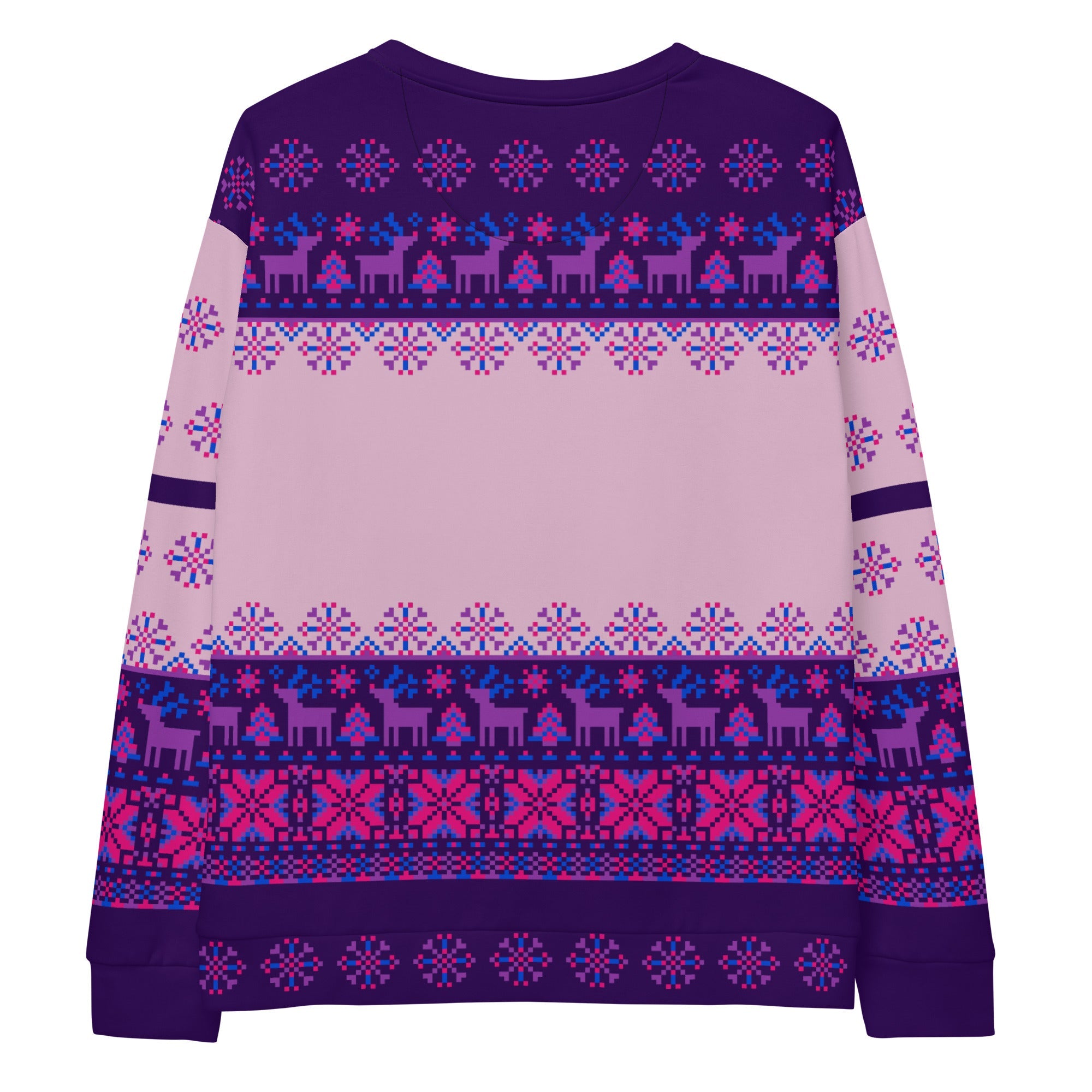 Merry Queermas Bisexual Pride Ugly Christmas Sweater