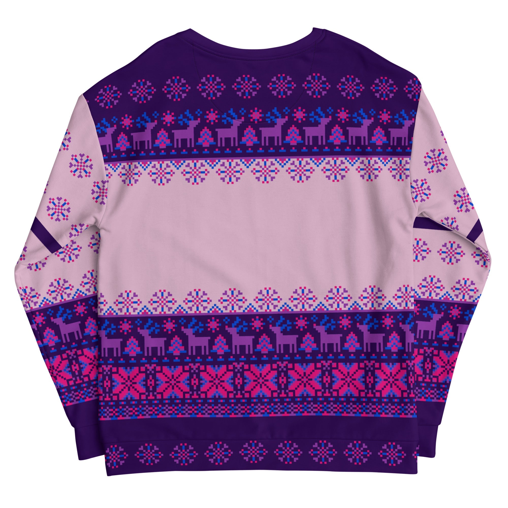Merry Queermas Bisexual Pride Ugly Christmas Sweater