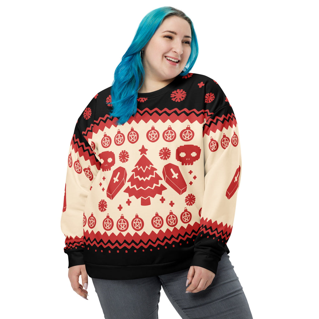 Goth Ugly Christmas Sweater
