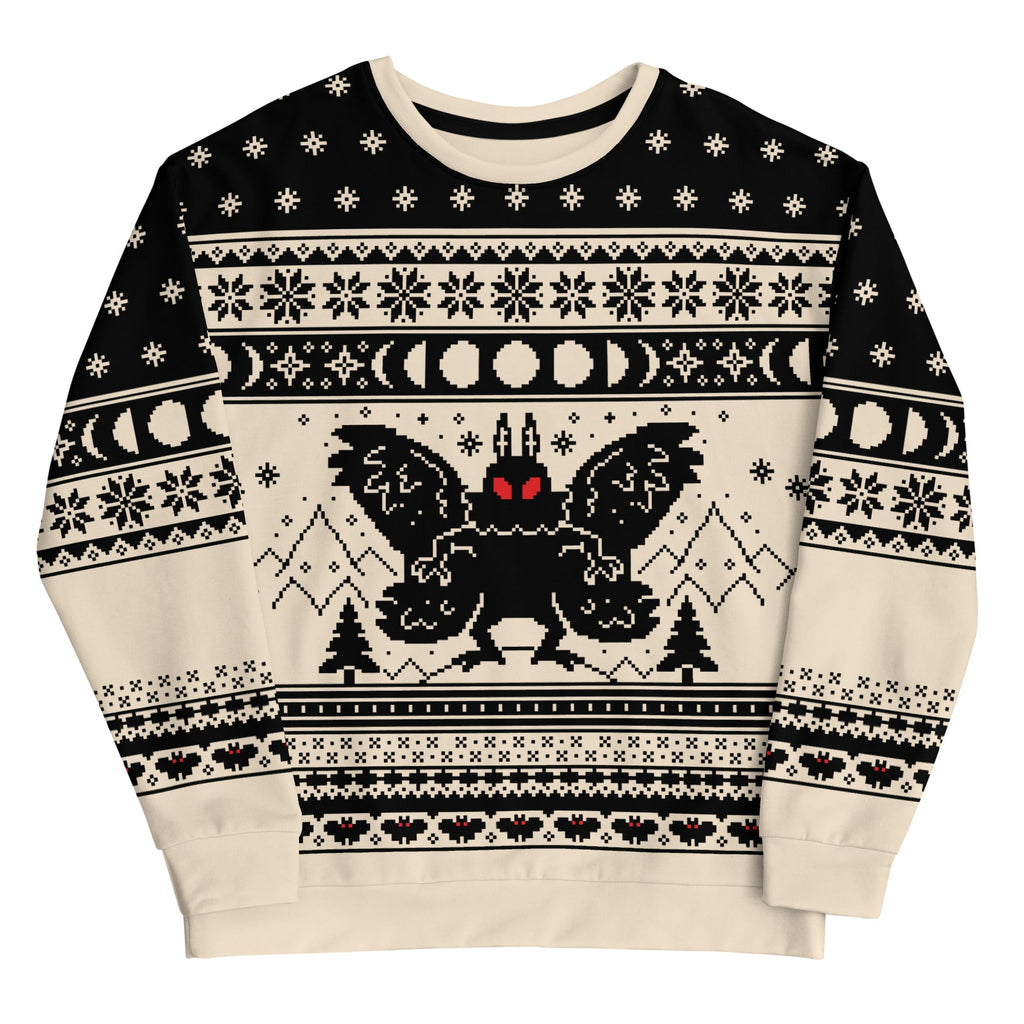 Mothman Ugly Christmas Sweater