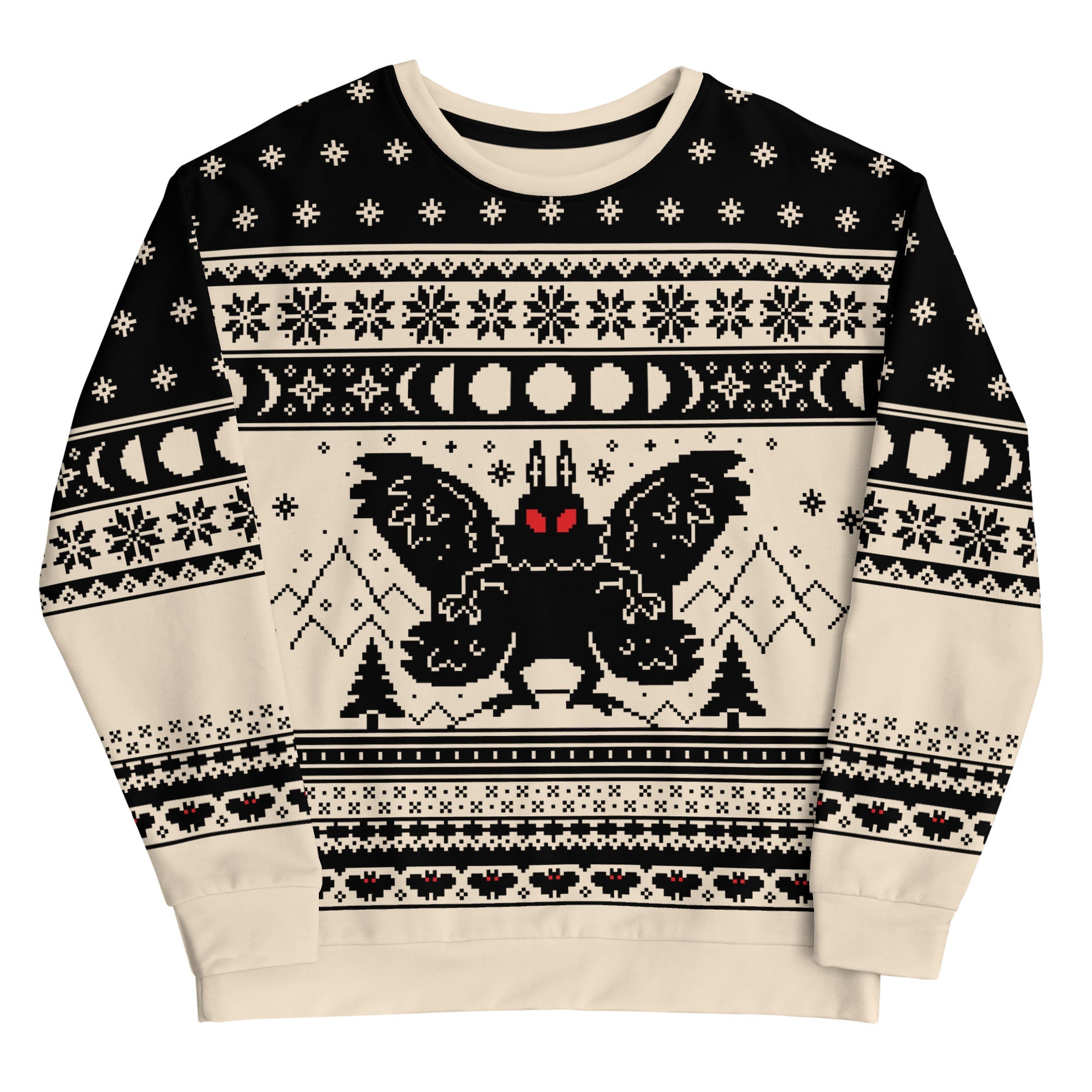Mothman Ugly Christmas Sweater