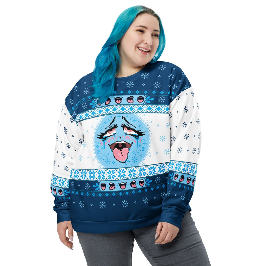 Ugly Ahegao Christmas Sweater