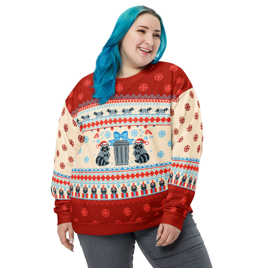 Raccoon Ugly Christmas Sweater