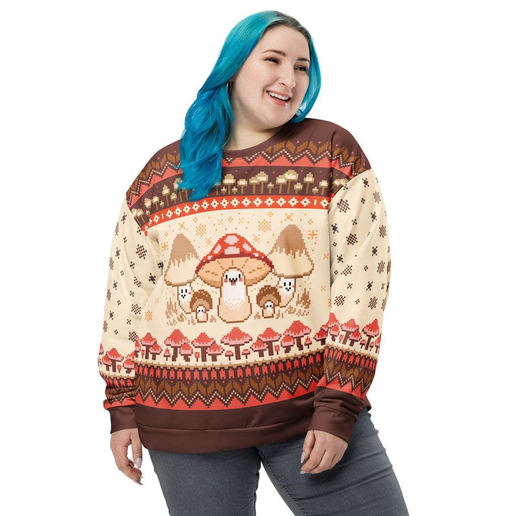 Mushroom Ugly Christmas Sweater
