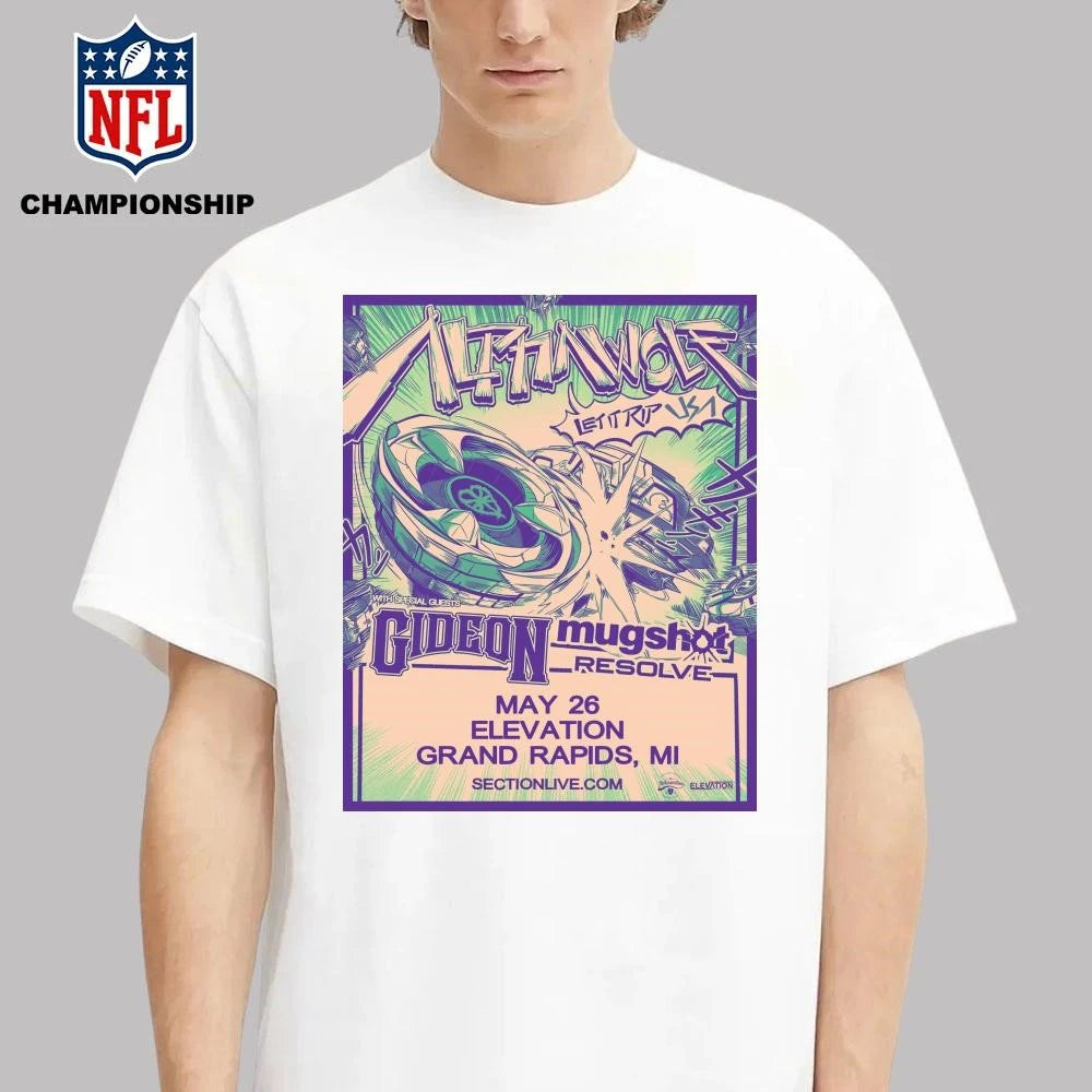 Alpha Wolf Let It Rip USA 2026 Tour City Dates Shirt